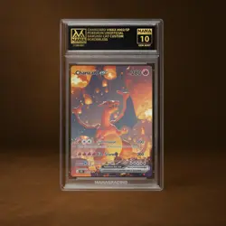 CHARIZARD VMAX MANA GRADE 10 POKEMON CUSTOM PSA STACKABLE SLAB GET 1 FREE - Image 1