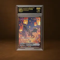 CHARIZARD VMAX MANA GRADE 10 POKEMON CUSTOM PSA STACKABLE SLAB GET 1 FREE - Image 1