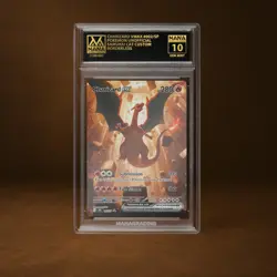 CHARIZARD VMAX MANA GRADE 10 POKEMON CUSTOM PSA STACKABLE SLAB GET 1 FREE - Image 1