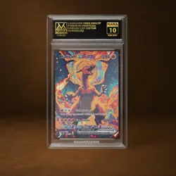 CHARIZARD VMAX MANA GRADE 10 POKEMON CUSTOM PSA STACKABLE SLAB GET 1 FREE - Image 1