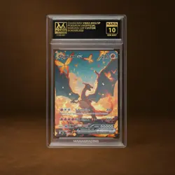 CHARIZARD VMAX MANA GRADE 10 POKEMON CUSTOM PSA STACKABLE SLAB GET 1 FREE - Image 1