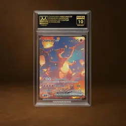 CHARIZARD VMAX MANA GRADE 10 POKEMON CUSTOM PSA STACKABLE SLAB GET 1 FREE - Image 1