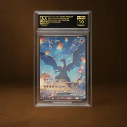 CHARIZARD VMAX MANA GRADE 10 POKEMON CUSTOM PSA STACKABLE SLAB GET 1 FREE - Image 1