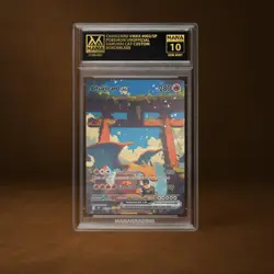 CHARIZARD VMAX MANA GRADE 10 POKEMON CUSTOM PSA STACKABLE SLAB GET 1 FREE - Image 1
