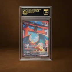 CHARIZARD VMAX MANA GRADE 10 POKEMON CUSTOM PSA STACKABLE SLAB GET 1 FREE - Image 1