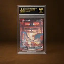 CHARIZARD VMAX MANA GRADE 10 POKEMON CUSTOM PSA STACKABLE SLAB GET 1 FREE - Image 1