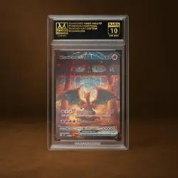 CHARIZARD VMAX MANA GRADE 10 POKEMON CUSTOM PSA STACKABLE SLAB GET 1 FREE - Image 1