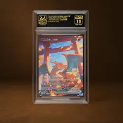 CHARIZARD VMAX MANA GRADE 10 POKEMON CUSTOM PSA STACKABLE SLAB GET 1 FREE - Image 1