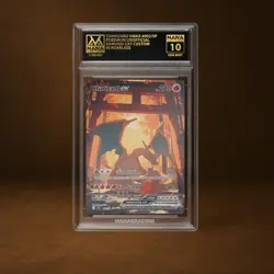 CHARIZARD VMAX MANA GRADE 10 POKEMON CUSTOM PSA STACKABLE SLAB GET 1 FREE - Image 1