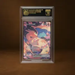 CHARIZARD VMAX MANA GRADE 10 POKEMON CUSTOM PSA STACKABLE SLAB GET 1 FREE - Image 1