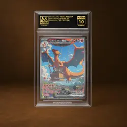 CHARIZARD VMAX MANA GRADE 10 POKEMON CUSTOM PSA STACKABLE SLAB GET 1 FREE - Image 1