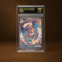 CHARIZARD VMAX MANA GRADE 10 POKEMON CUSTOM PSA STACKABLE SLAB GET 1 FREE - Image 1