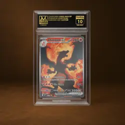 CHARIZARD VMAX MANA GRADE 10 POKEMON CUSTOM PSA STACKABLE SLAB GET 1 FREE - Image 1