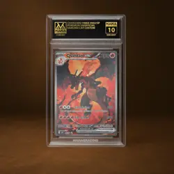 CHARIZARD VMAX MANA GRADE 10 POKEMON CUSTOM PSA STACKABLE SLAB GET 1 FREE - Image 1