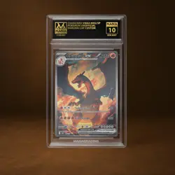 CHARIZARD VMAX MANA GRADE 10 POKEMON CUSTOM PSA STACKABLE SLAB GET 1 FREE - Image 1