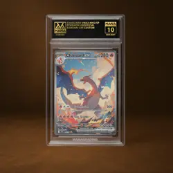 CHARIZARD VMAX MANA GRADE 10 POKEMON CUSTOM PSA STACKABLE SLAB GET 1 FREE - Image 1
