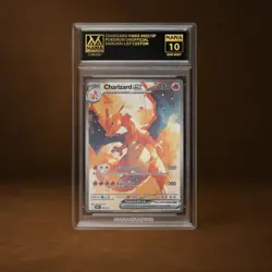 CHARIZARD VMAX MANA GRADE 10 POKEMON CUSTOM PSA STACKABLE SLAB GET 1 FREE - Image 1