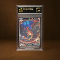 CHARIZARD VMAX MANA GRADE 10 POKEMON CUSTOM PSA STACKABLE SLAB GET 1 FREE - Image 1