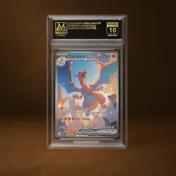 CHARIZARD VMAX MANA GRADE 10 POKEMON CUSTOM PSA STACKABLE SLAB GET 1 FREE - Image 1