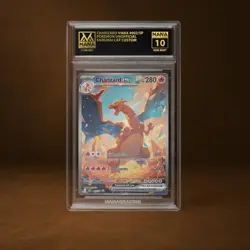 CHARIZARD VMAX MANA GRADE 10 POKEMON CUSTOM PSA STACKABLE SLAB GET 1 FREE - Image 1