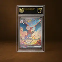 CHARIZARD VMAX MANA GRADE 10 POKEMON CUSTOM PSA STACKABLE SLAB GET 1 FREE - Image 1