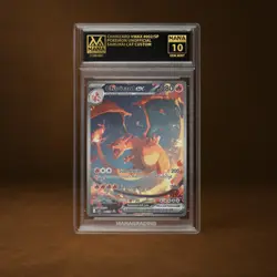 CHARIZARD VMAX MANA GRADE 10 POKEMON CUSTOM PSA STACKABLE SLAB GET 1 FREE - Image 1