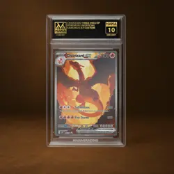 CHARIZARD VMAX MANA GRADE 10 POKEMON CUSTOM PSA STACKABLE SLAB GET 1 FREE - Image 1
