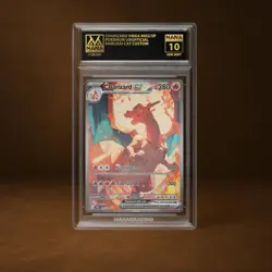 CHARIZARD VMAX MANA GRADE 10 POKEMON CUSTOM PSA STACKABLE SLAB GET 1 FREE - Image 1