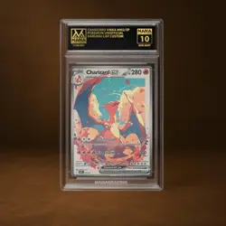 CHARIZARD VMAX MANA GRADE 10 POKEMON CUSTOM PSA STACKABLE SLAB GET 1 FREE - Image 1