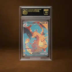 CHARIZARD VMAX MANA GRADE 10 POKEMON CUSTOM PSA STACKABLE SLAB GET 1 FREE - Image 1