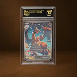 CHARIZARD VMAX MANA GRADE 10 POKEMON CUSTOM PSA STACKABLE SLAB GET 1 FREE - Image 1