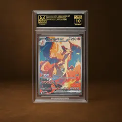 CHARIZARD VMAX MANA GRADE 10 POKEMON CUSTOM PSA STACKABLE SLAB GET 1 FREE - Image 1