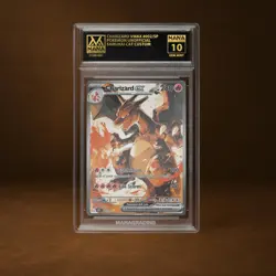 CHARIZARD VMAX MANA GRADE 10 POKEMON CUSTOM PSA STACKABLE SLAB GET 1 FREE - Image 1