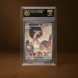 CHARIZARD VMAX MANA GRADE 10 POKEMON CUSTOM PSA STACKABLE SLAB GET 1 FREE - Image 1