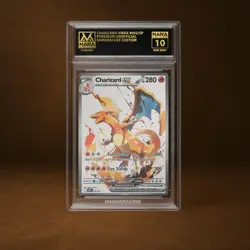 CHARIZARD VMAX MANA GRADE 10 POKEMON CUSTOM PSA STACKABLE SLAB GET 1 FREE - Image 1