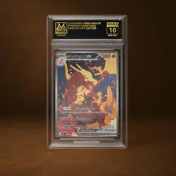 CHARIZARD VMAX MANA GRADE 10 POKEMON CUSTOM PSA STACKABLE SLAB GET 1 FREE - Image 1