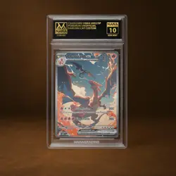 CHARIZARD VMAX MANA GRADE 10 POKEMON CUSTOM PSA STACKABLE SLAB GET 1 FREE - Image 1