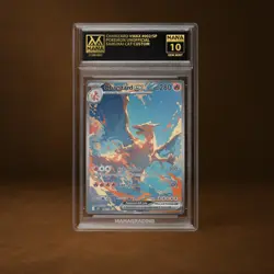 CHARIZARD VMAX MANA GRADE 10 POKEMON CUSTOM PSA STACKABLE SLAB GET 1 FREE - Image 1