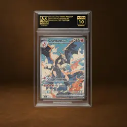 CHARIZARD VMAX MANA GRADE 10 POKEMON CUSTOM PSA STACKABLE SLAB GET 1 FREE - Image 1