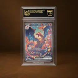 CHARIZARD VMAX MANA GRADE 10 POKEMON CUSTOM PSA STACKABLE SLAB GET 1 FREE - Image 1