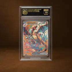 CHARIZARD VMAX MANA GRADE 10 POKEMON CUSTOM PSA STACKABLE SLAB GET 1 FREE - Image 1