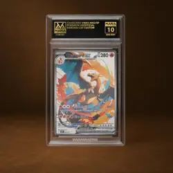 CHARIZARD VMAX MANA GRADE 10 POKEMON CUSTOM PSA STACKABLE SLAB GET 1 FREE - Image 1