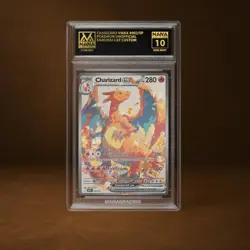 CHARIZARD VMAX MANA GRADE 10 POKEMON CUSTOM PSA STACKABLE SLAB GET 1 FREE - Image 1