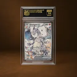 CHARIZARD VMAX MANA GRADE 10 POKEMON CUSTOM PSA STACKABLE SLAB GET 1 FREE - Image 1