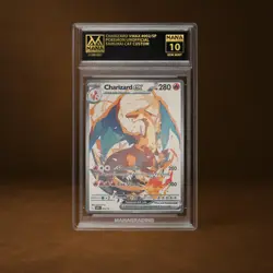 CHARIZARD VMAX MANA GRADE 10 POKEMON CUSTOM PSA STACKABLE SLAB GET 1 FREE - Image 1