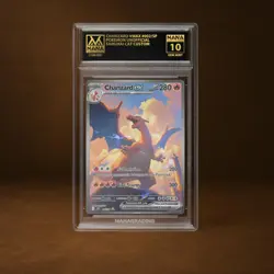 CHARIZARD VMAX MANA GRADE 10 POKEMON CUSTOM PSA STACKABLE SLAB GET 1 FREE - Image 1