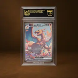 CHARIZARD VMAX MANA GRADE 10 POKEMON CUSTOM PSA STACKABLE SLAB GET 1 FREE - Image 1
