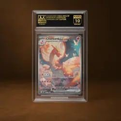 CHARIZARD VMAX MANA GRADE 10 POKEMON CUSTOM PSA STACKABLE SLAB GET 1 FREE - Image 1