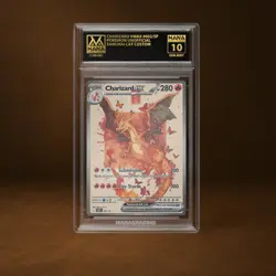 CHARIZARD VMAX MANA GRADE 10 POKEMON CUSTOM PSA STACKABLE SLAB GET 1 FREE - Image 1