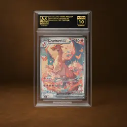 CHARIZARD VMAX MANA GRADE 10 POKEMON CUSTOM PSA STACKABLE SLAB GET 1 FREE - Image 1